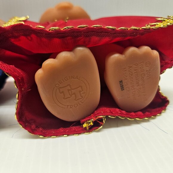 Totally Troll Dolls King Azul And Queen Ruby Playmates Toys 2001 - Picture 4 of 5